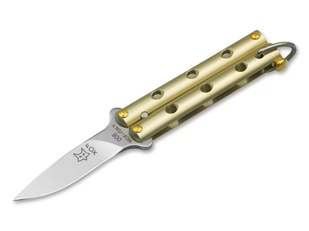 Flash Sale Fox Knives Mini Butterfly Gold