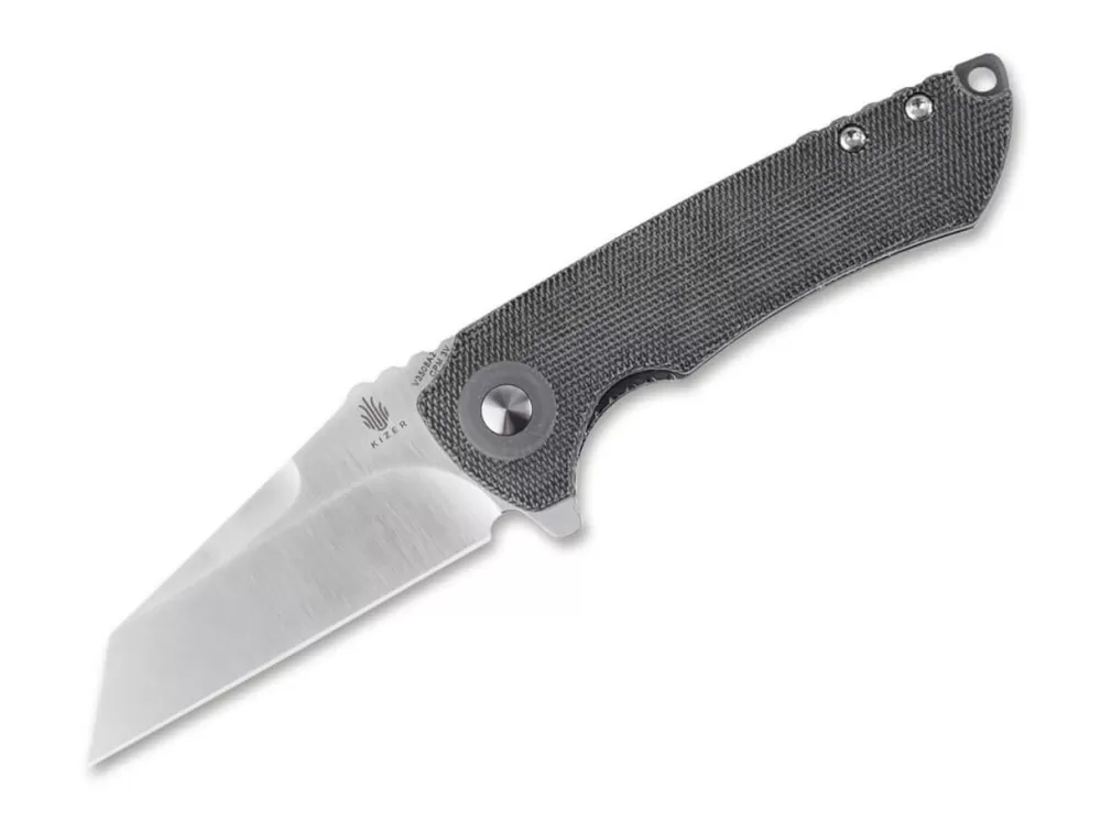 Hot Kizer Mini Critical Micarta Black