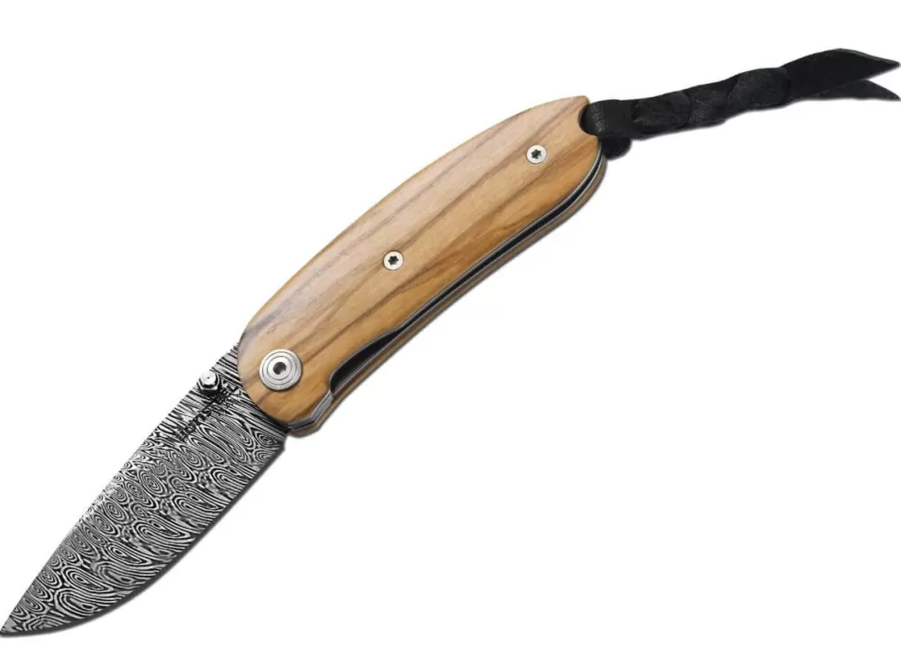 Sale LionSteel Mini Damast Olive