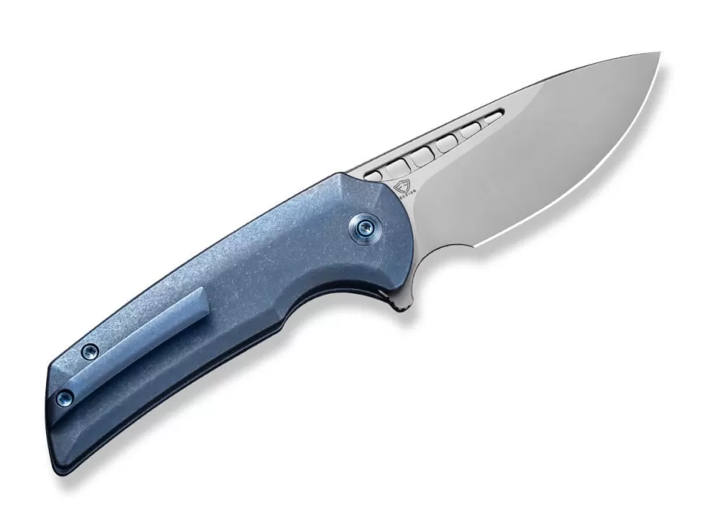 Shop WE Knife Mini Malice Titanium Blue