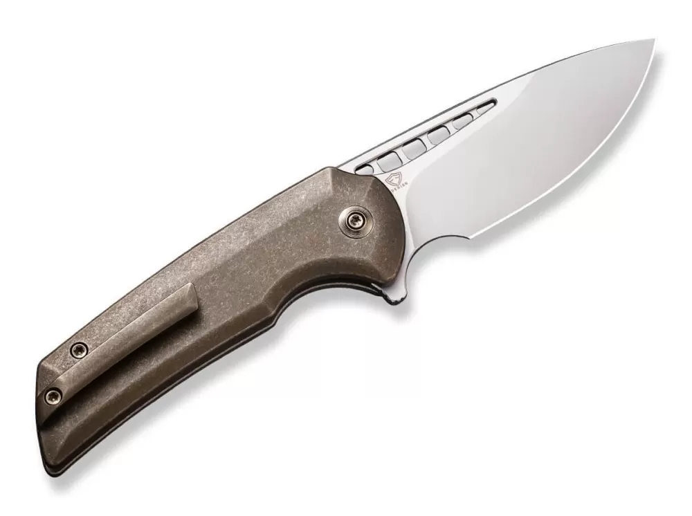 Online WE Knife Mini Malice Titanium Bronze