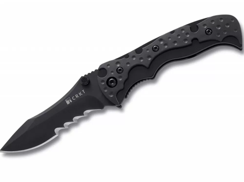 Outlet CRKT Mini My Tighe Black Serrated Assisted