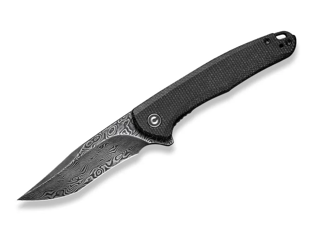 Discount CIVIVI Mini Sandbar Damascus Micarta Black