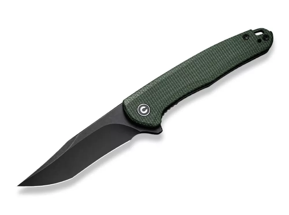 Cheap CIVIVI Mini Sandbar Micarta Dark Green Bb