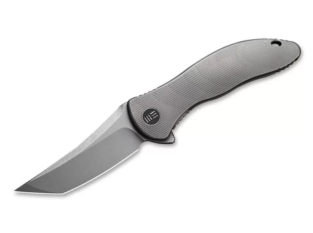 Clearance WE Knife Mini Synergy Titan Gray Tanto