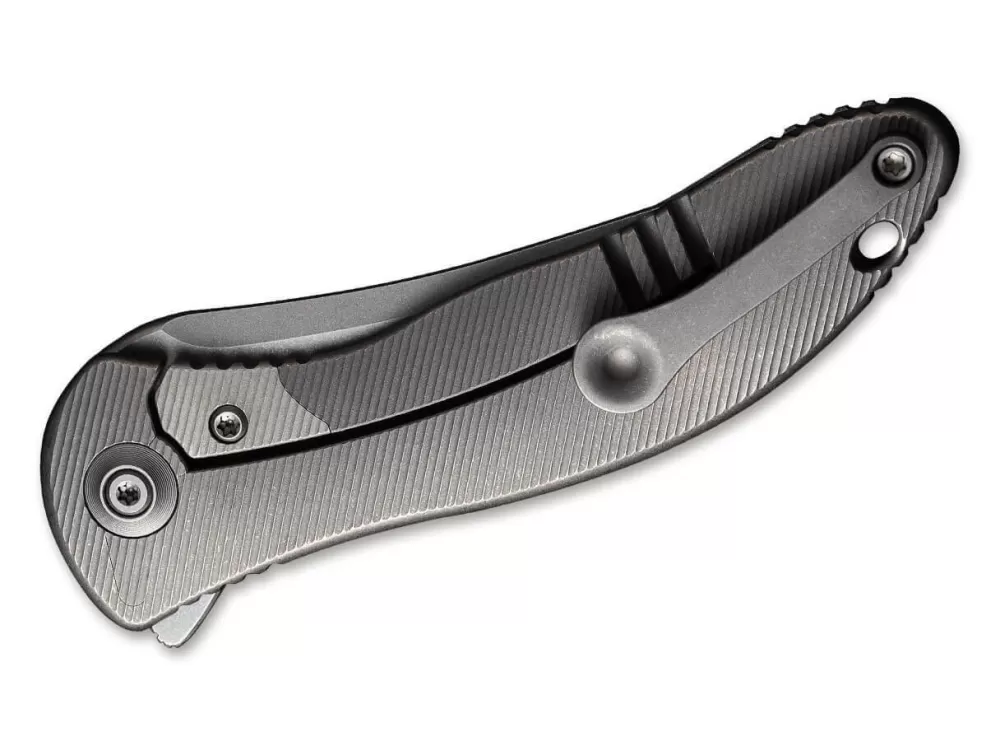 Clearance WE Knife Mini Synergy Titan Gray Tanto