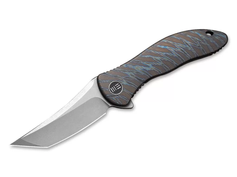 New WE Knife Mini Synergy Titan Tiger Stripe Tanto