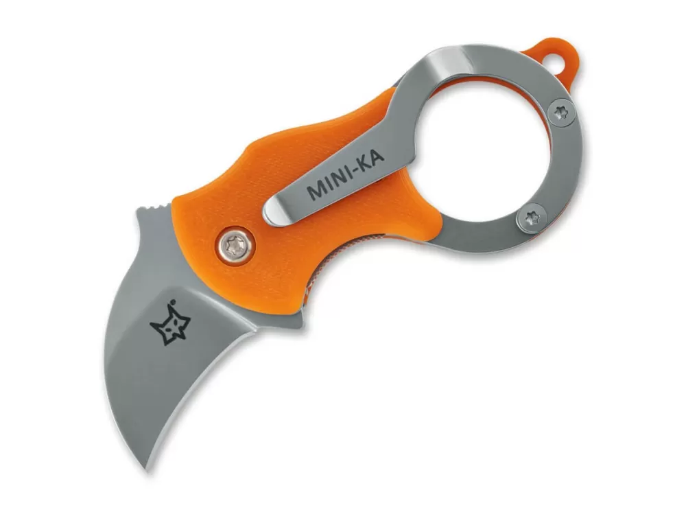 Best Sale Fox Knives Mini-Ka Orange Sandblasted