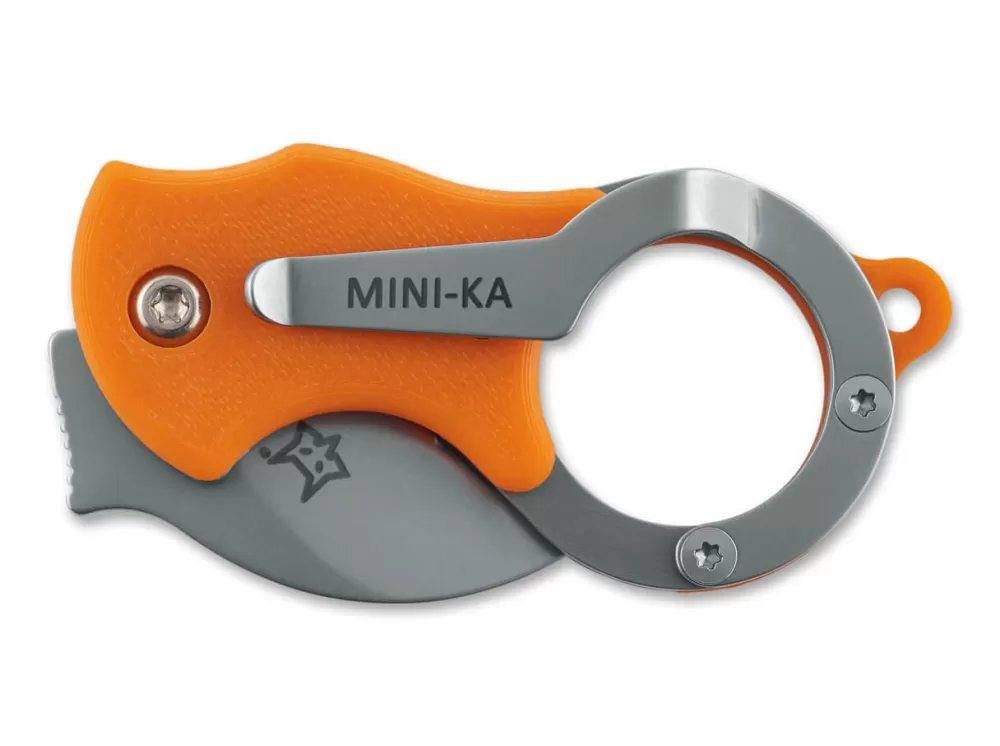 Best Sale Fox Knives Mini-Ka Orange Sandblasted