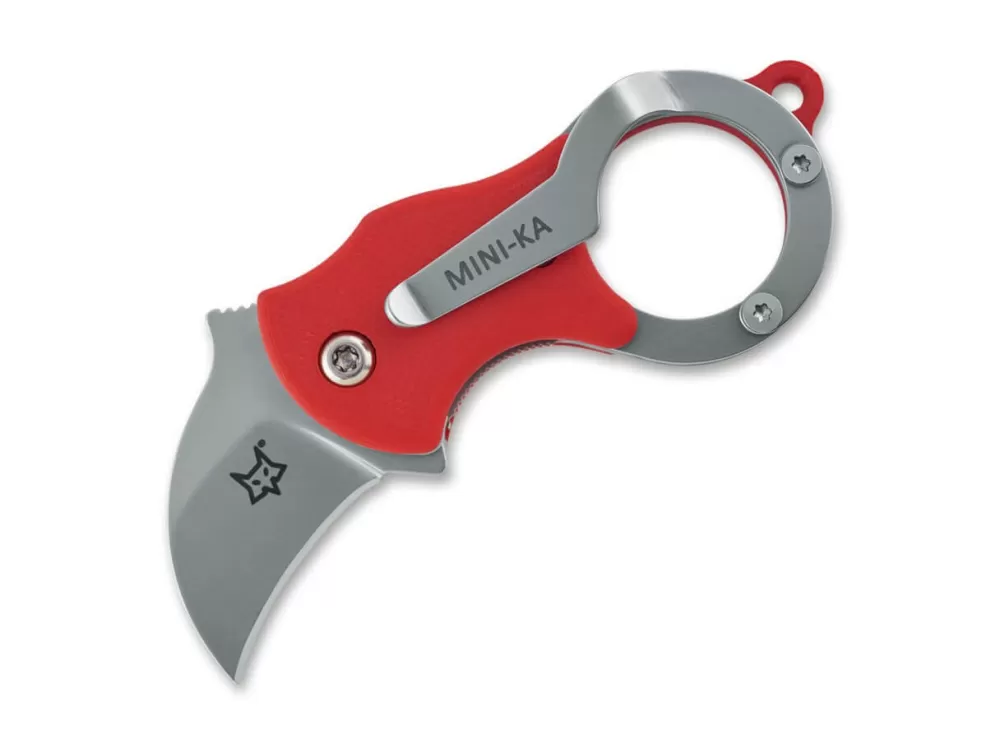 Flash Sale Fox Knives Mini-Ka Red Sandblasted