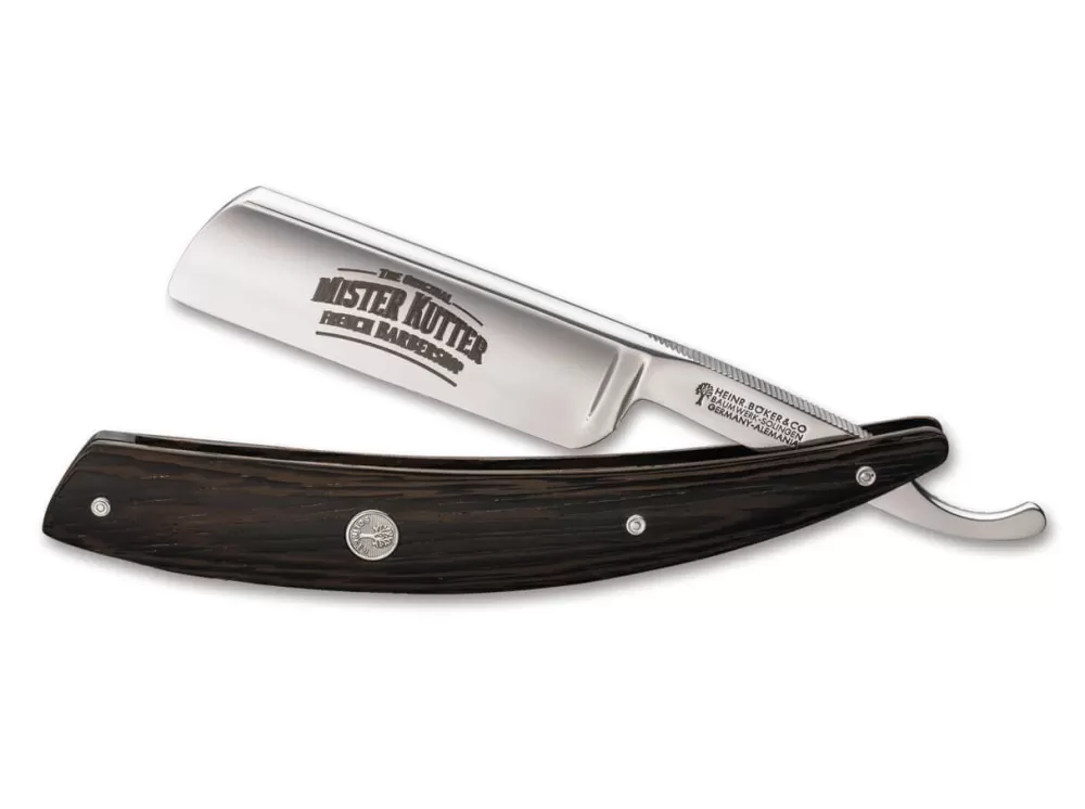 Böker Manufaktur Solingen Mister Kutter> Carbon Steel Straight Razors