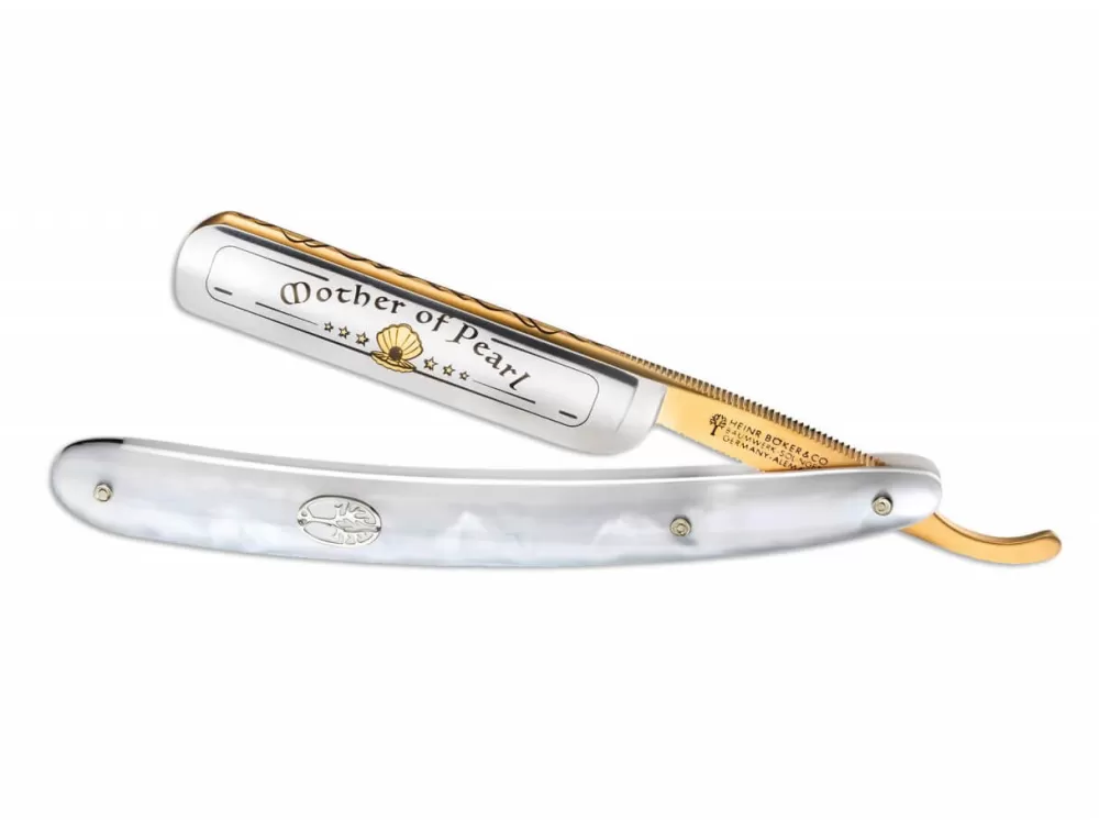 Böker Manufaktur Solingen Mother Of Pearl> 5/8" Straight Razors