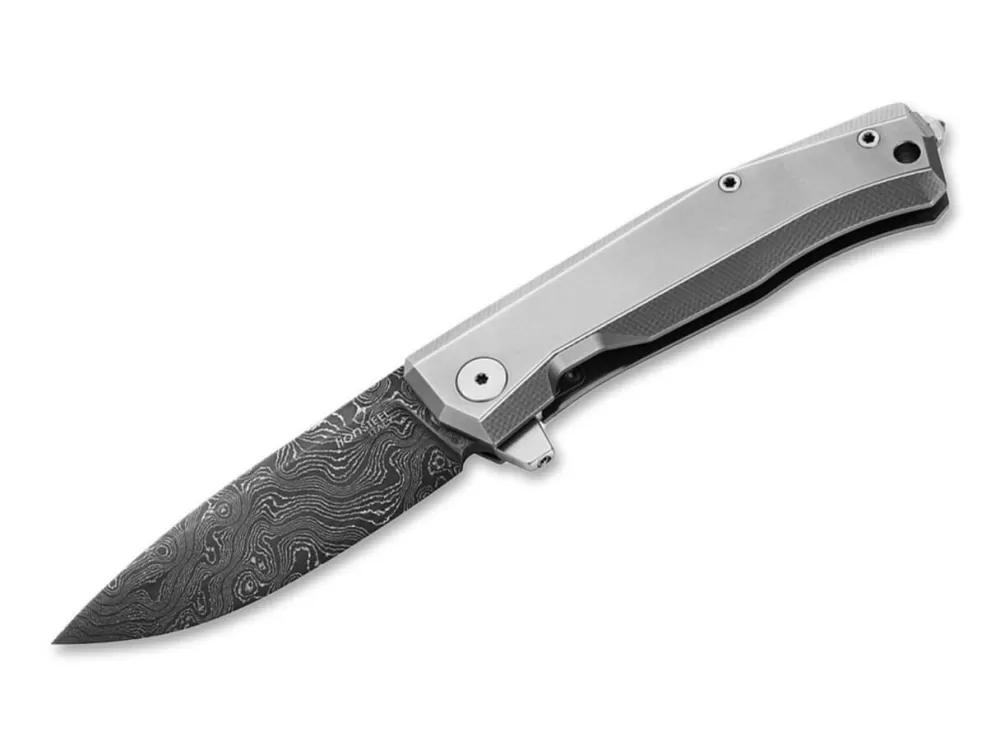 Cheap LionSteel Myto Damascus Grey