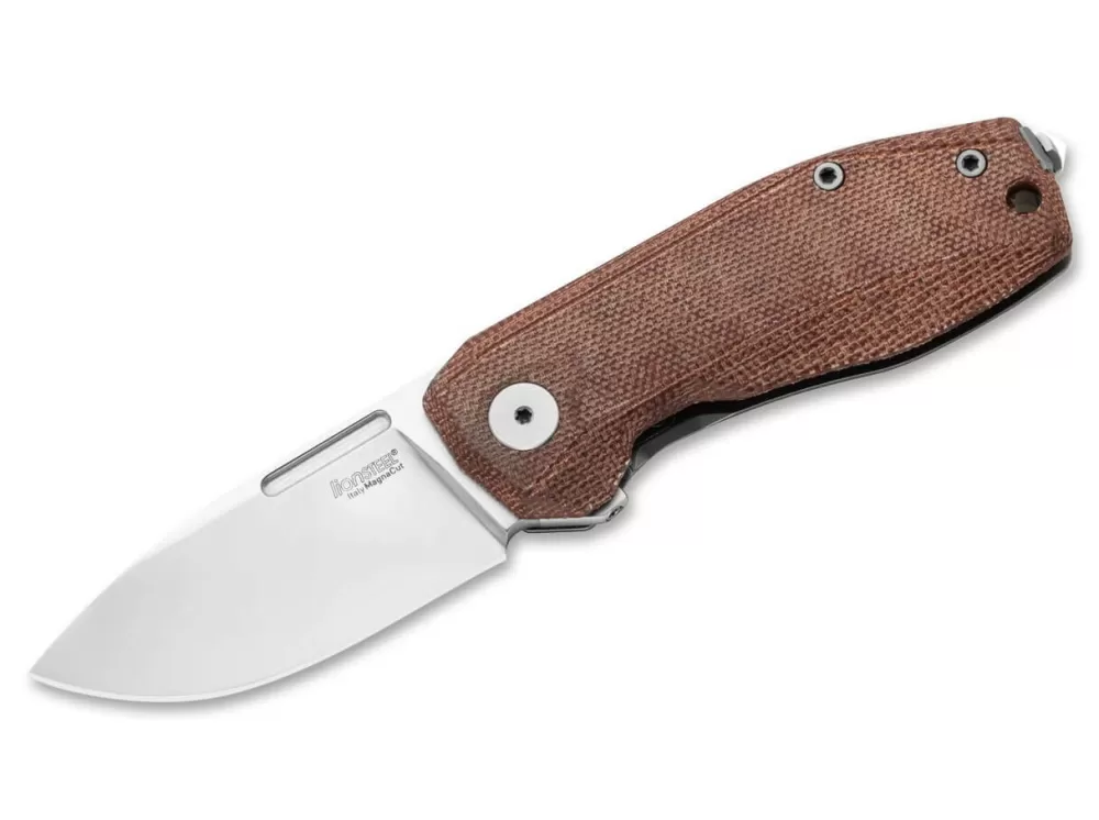 Online LionSteel Nano Titanium Micarta Natural