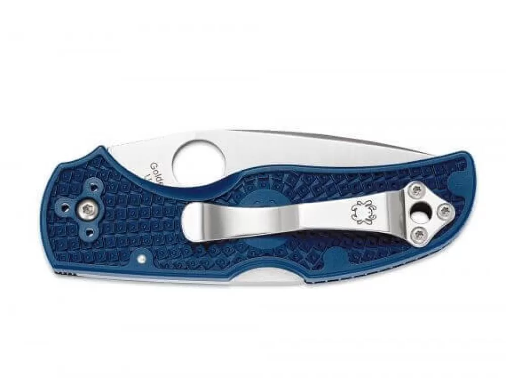 Shop Spyderco Native 5 Lightweight Dark Blue Backlock