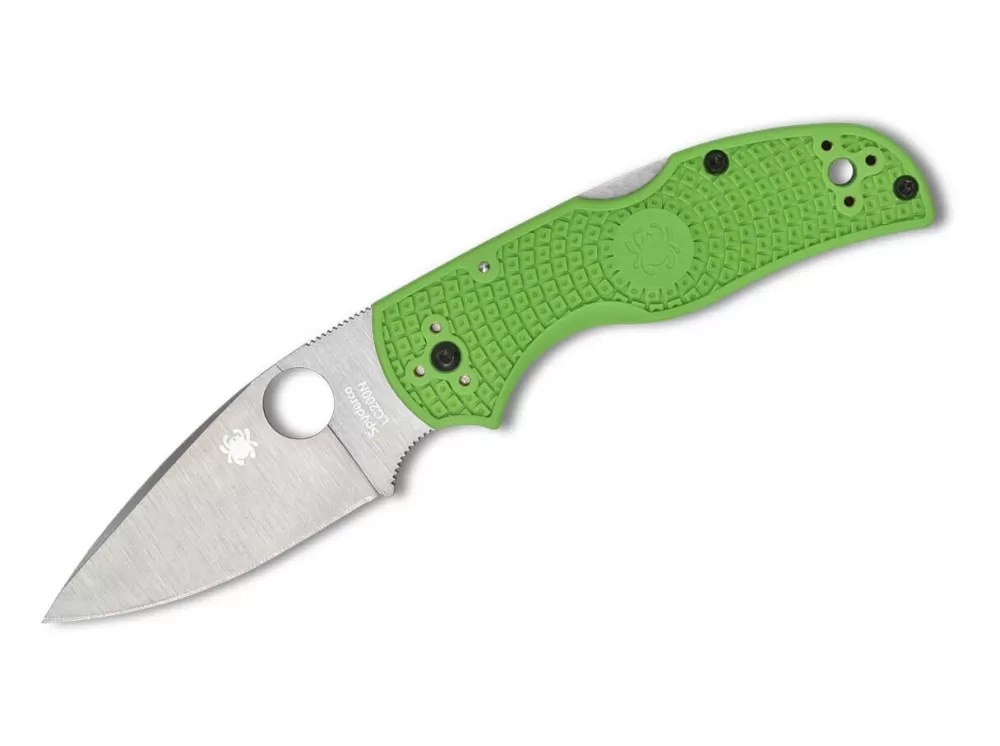 Best Sale Spyderco Native 5 Salt Green Lc200N Plainedge