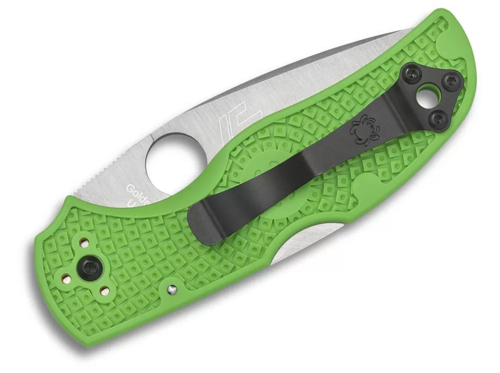 Best Sale Spyderco Native 5 Salt Green Lc200N Plainedge