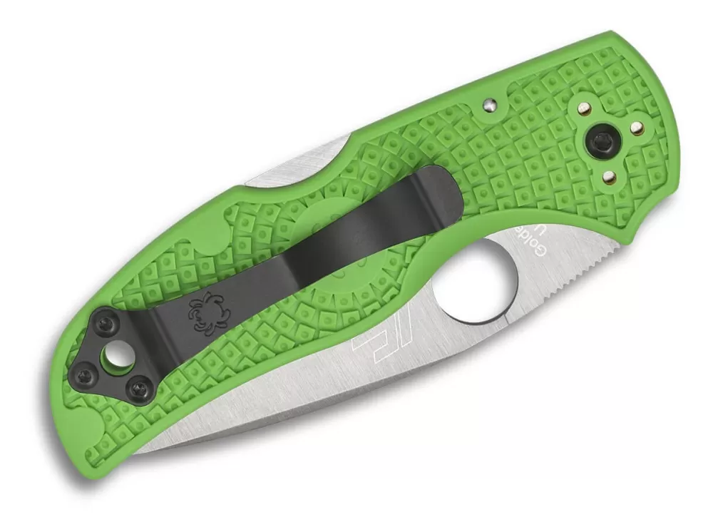 Cheap Spyderco Native 5 Salt Green Lc200N Spyderedge