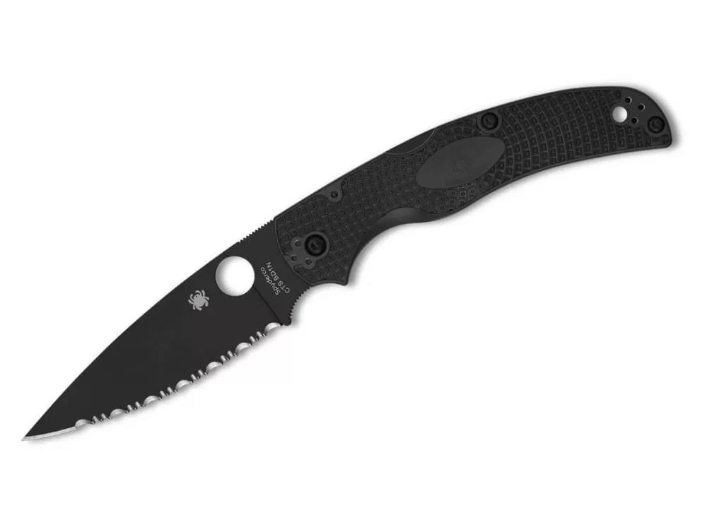 Cheap Spyderco Native Chief Lightweight Frn Black Blade Spyderedge