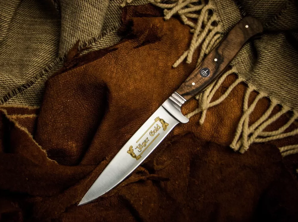 Böker Manufaktur Solingen Nicker 11 Jager Gold> Collector'S Knives