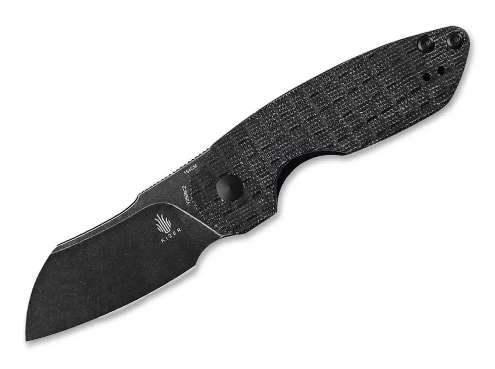 Outlet Kizer October Mini Micarta All Black