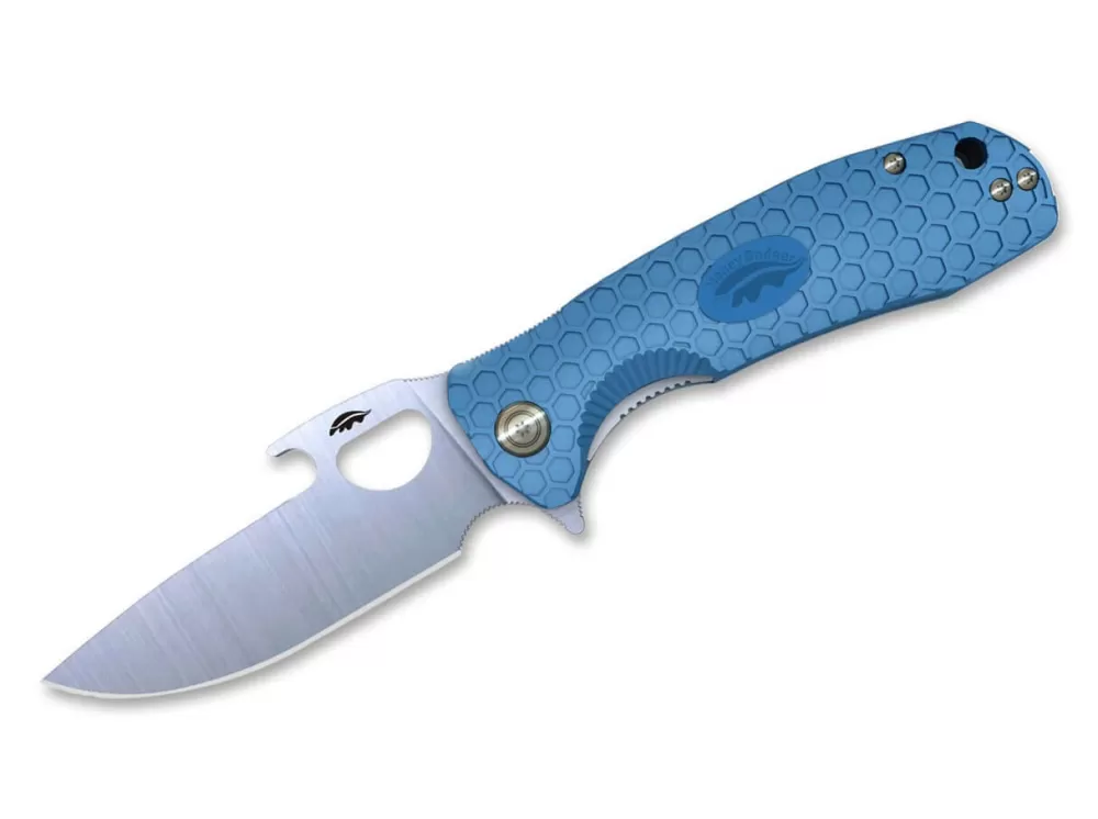 Sale Honey Badger Opener Small Blue 8Cr13Mov Dp