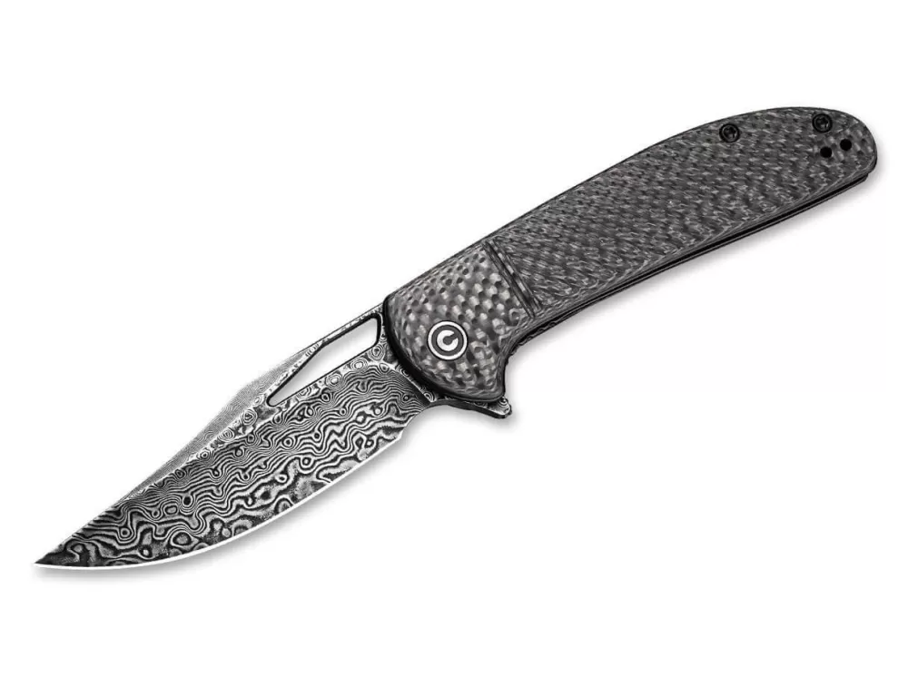 Hot CIVIVI Ortis Damascus Carbon