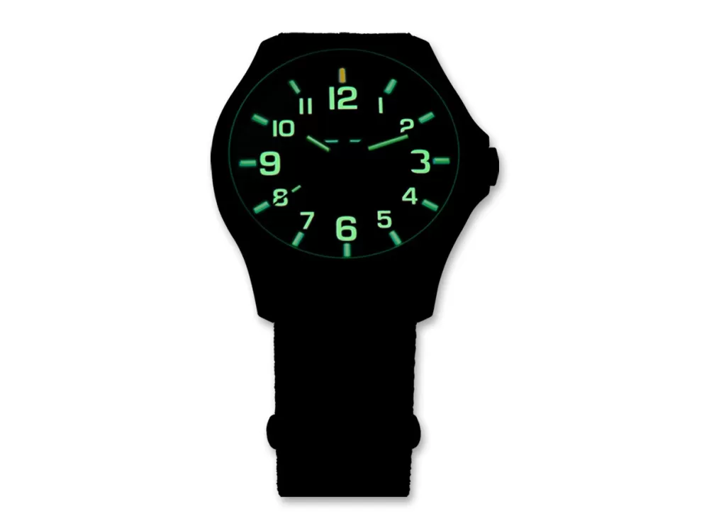 Traser P67 Officer Pro Gunmetal Black & Lime Nato> Tactical Watches