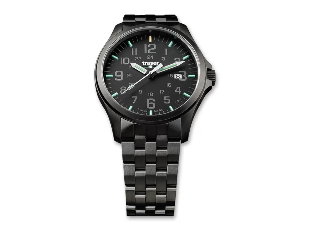 Traser P67 Officer Pro Gunmetal Black Steel> Tactical Watches