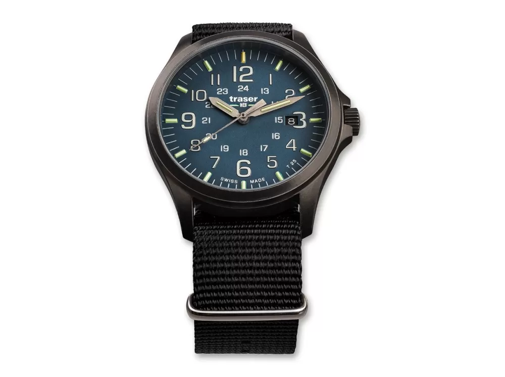 Traser P67 Officer Pro Gunmetal Blue Nato> Tactical Watches