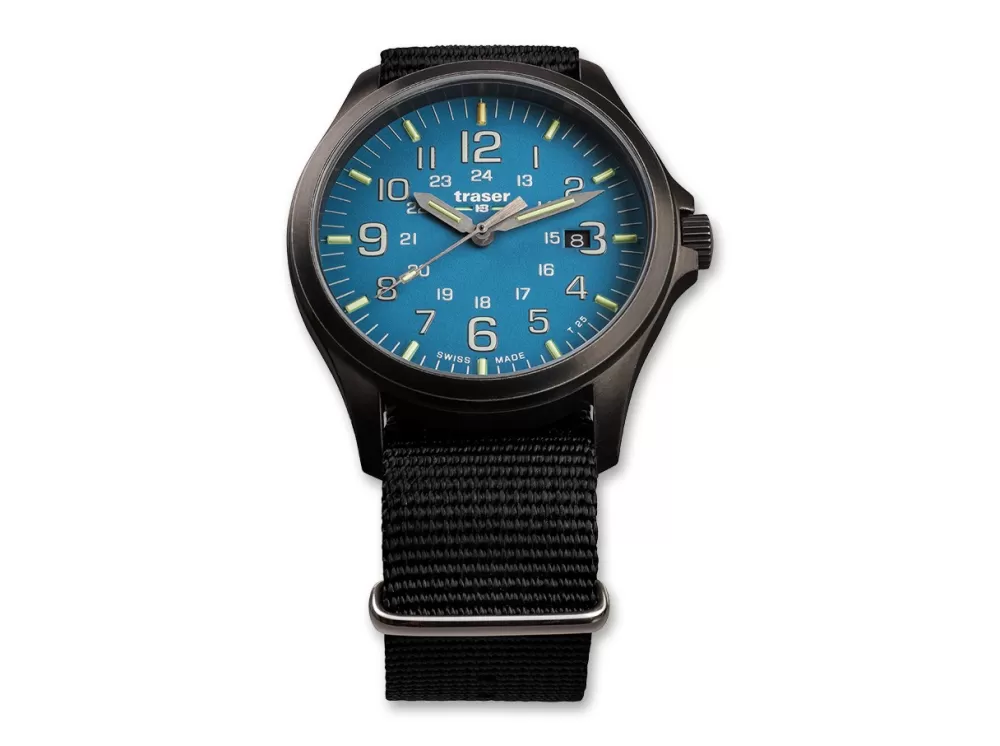 Traser P67 Officer Pro Gunmetal Skyblue Nato> Tactical Watches