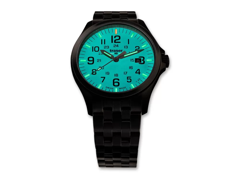 Traser P67 Officer Pro Gunmetal Skyblue Steel> Tactical Watches