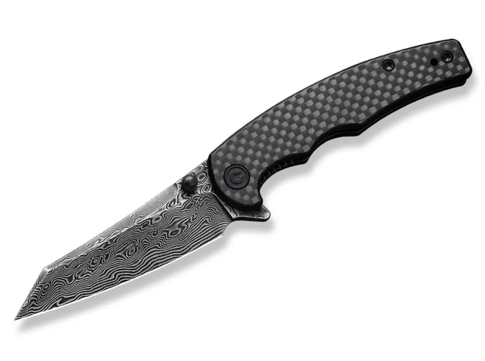 Best Sale CIVIVI P87 Twill Carbon Damascus