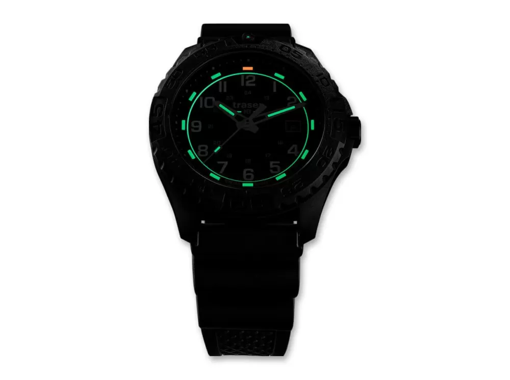 Traser P96 Odp Evolution Black Rubber> Tactical Watches