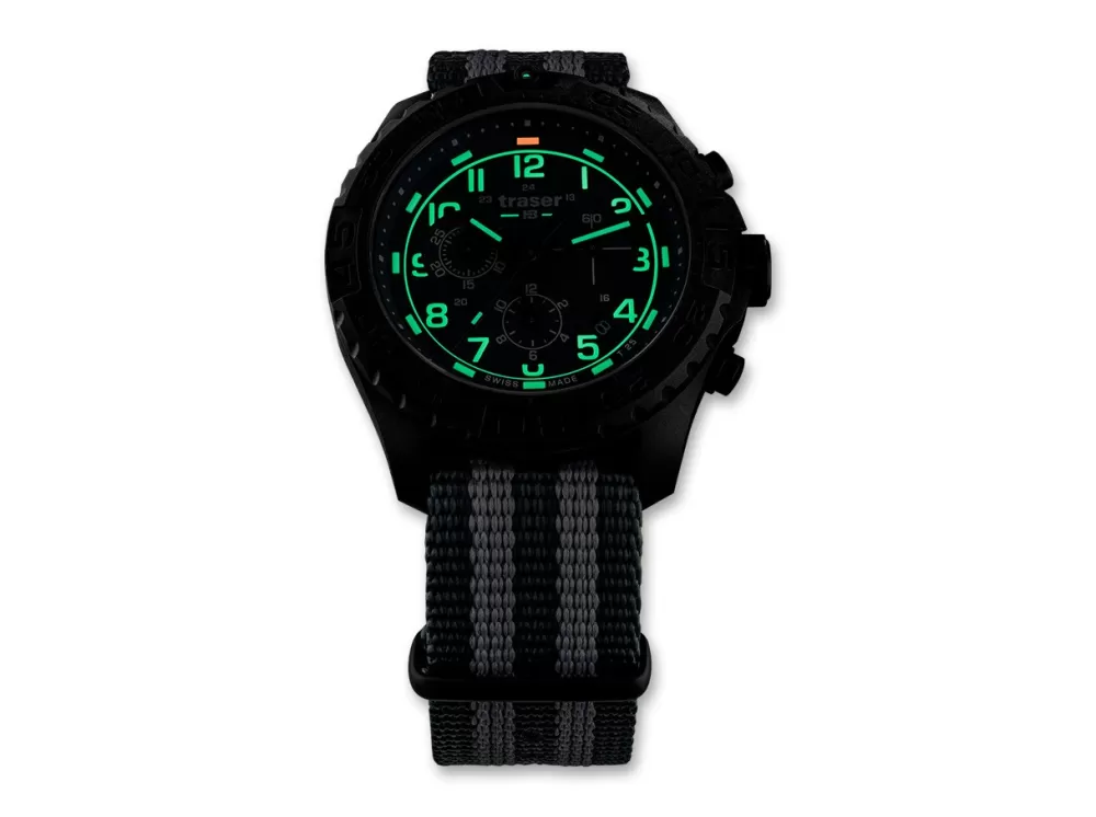 Traser P96 Odp Evolution Chrono Petrol Nato> Tactical Watches