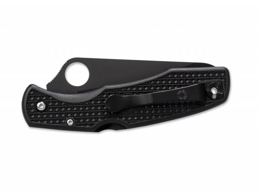 Best Spyderco Pacific Salt Black Plain