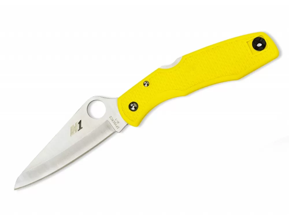 Online Spyderco Pacific Salt Yellow Plain