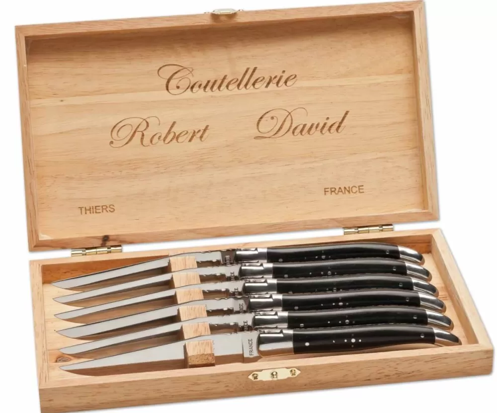 Robert David Paperstone Steak Knife Set> Steak Cutlery