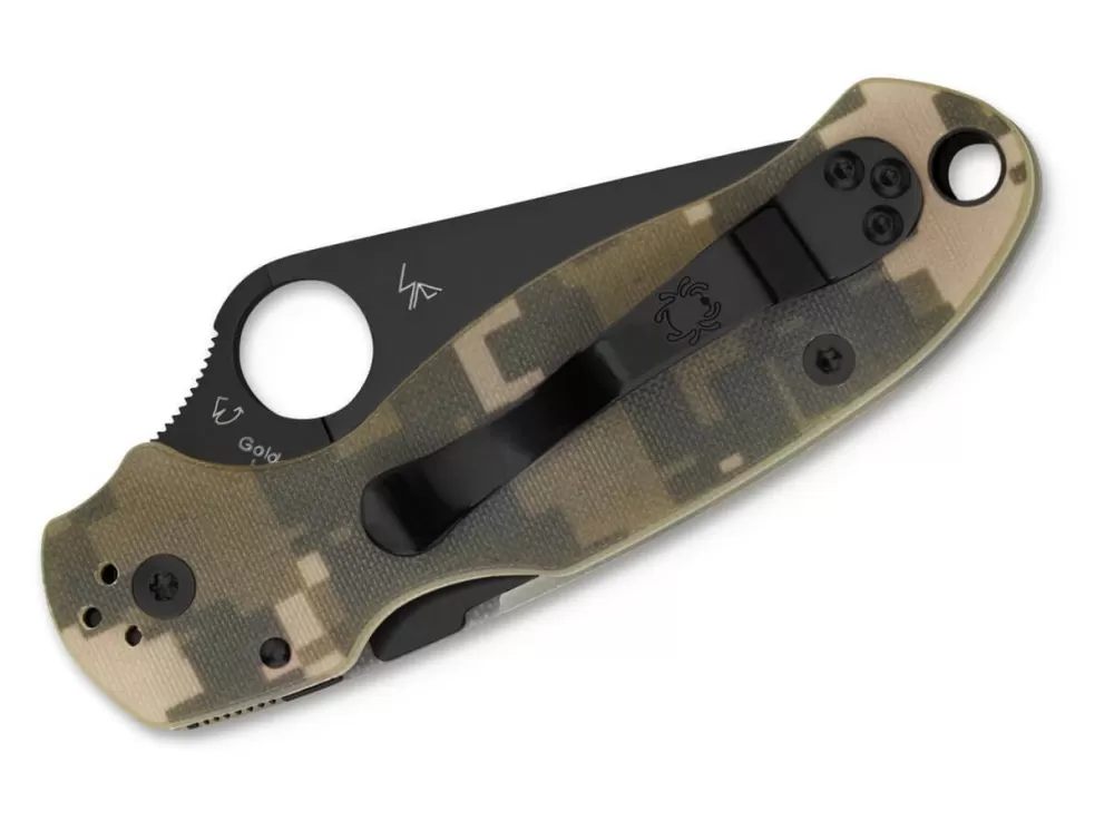 Hot Spyderco Para 3 Camo Black Blade