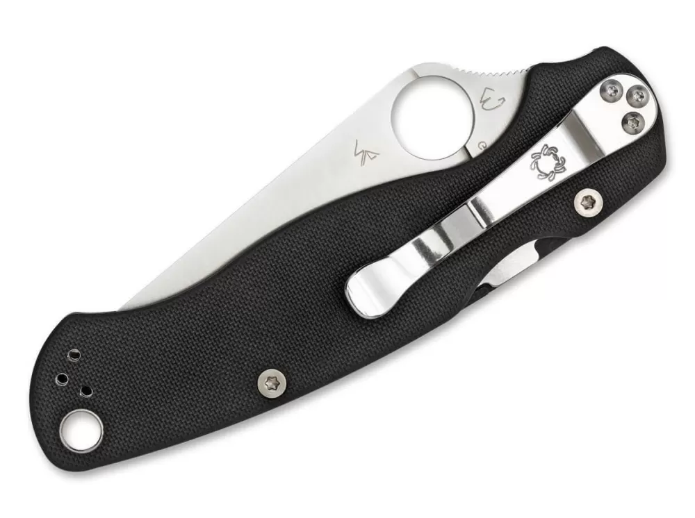 Shop Spyderco Para Military 2 Black G10 Left