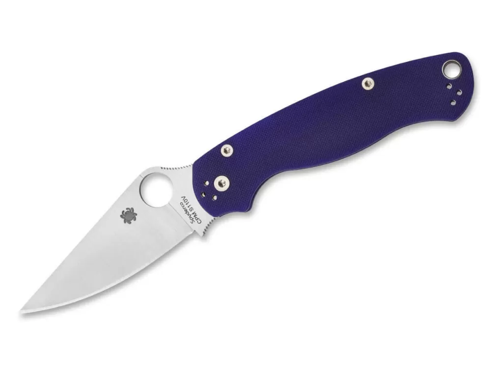 Clearance Spyderco Para-Military 2 Dark Blue