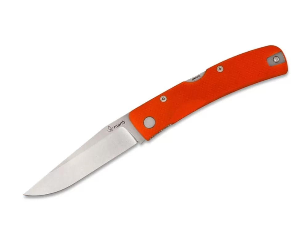 Hot Manly Peak Cpm-154 Orange Two Hand Opening