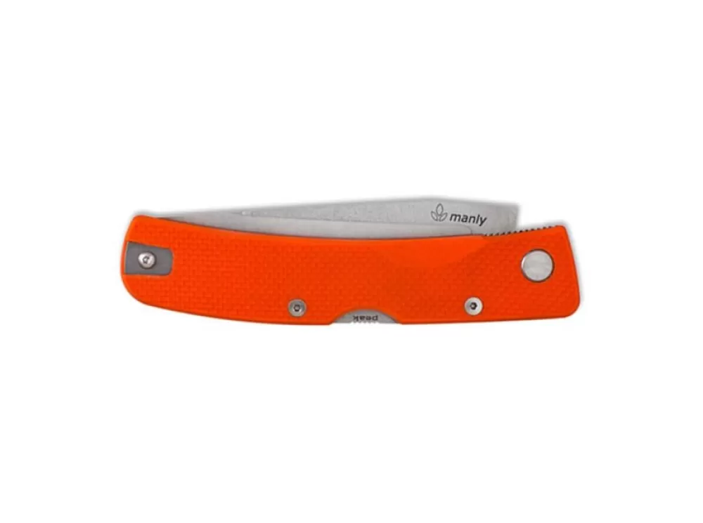 Hot Manly Peak Cpm S-90V Orange Two Hand Opening