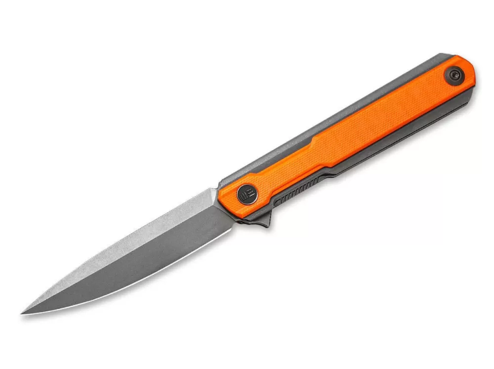 Flash Sale WE Knife Peer Titan Grey Orange G10