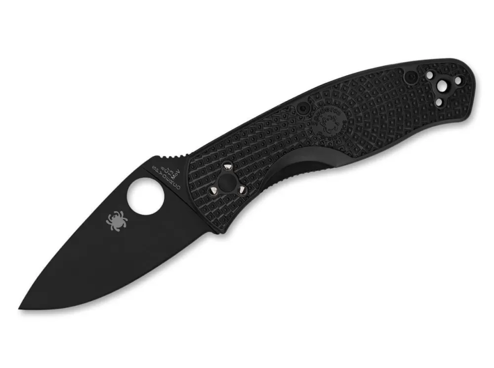 Best Spyderco Persistence Lightweight All Black Plainedge