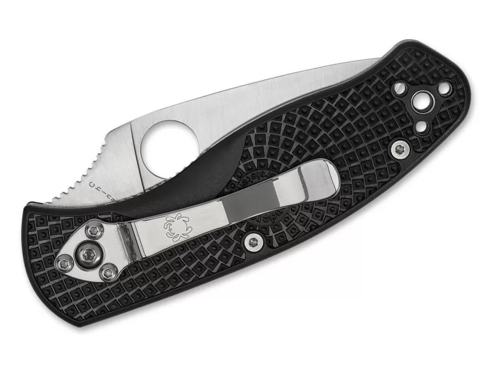 Online Spyderco Persistence Lightweight Black Plainedge