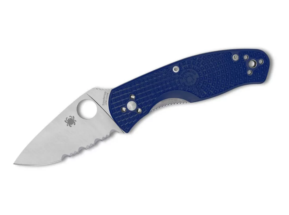 New Spyderco Persistence Lightweight Blue Cpm-S35Vn Comboedge