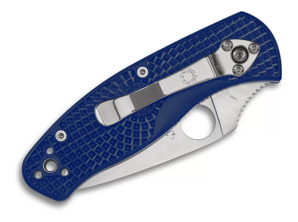 New Spyderco Persistence Lightweight Blue Cpm-S35Vn Comboedge