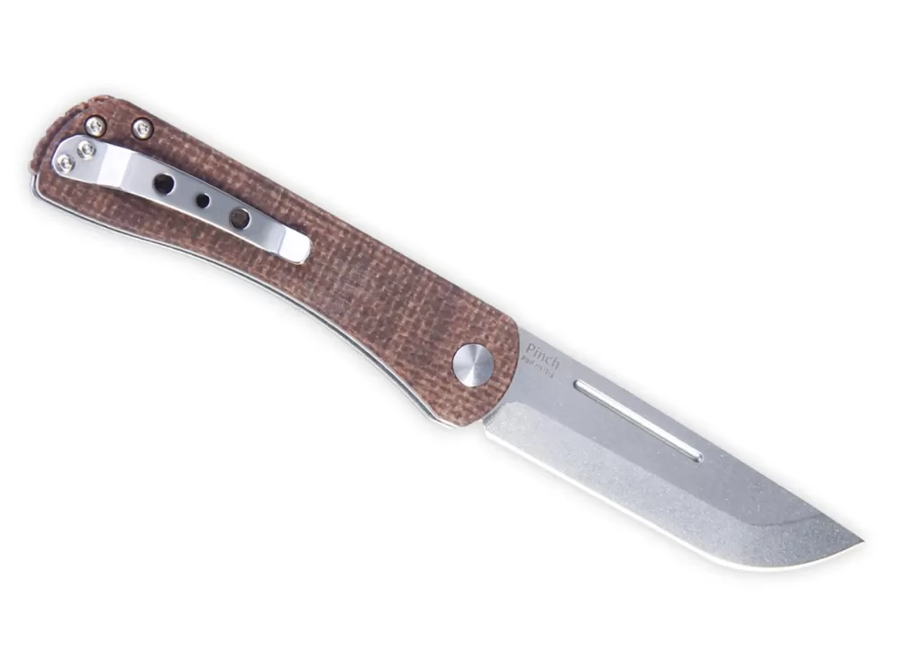 New Kizer Pinch Brown Micarta