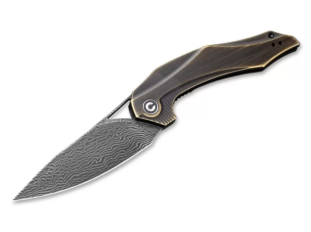 Online CIVIVI Plethiros Black Brass Damascus